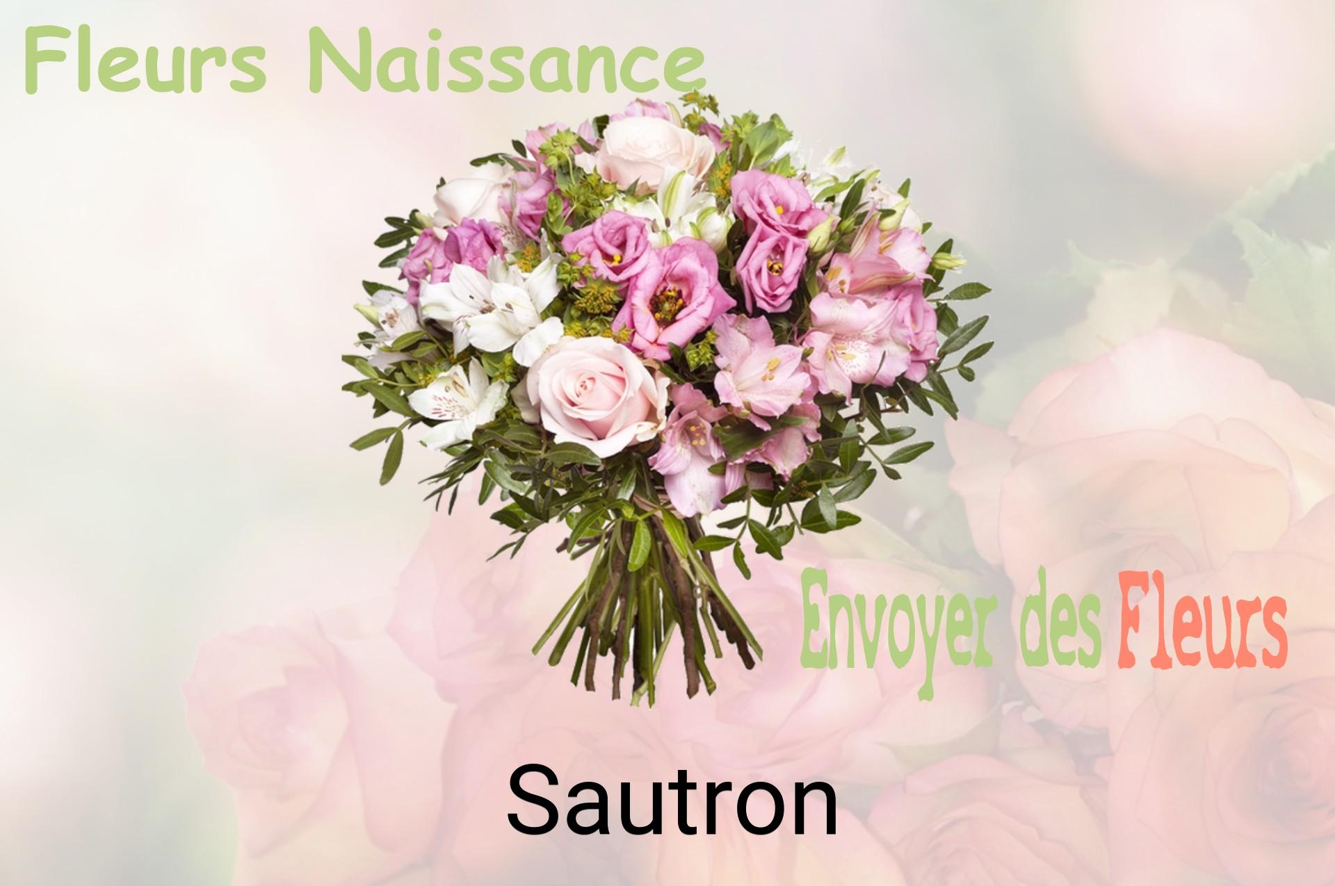 Bouquet de fleurs de naissance livré à Sautron
